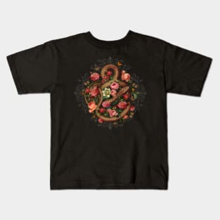 Snakes and Flowers Kids T-Shirt